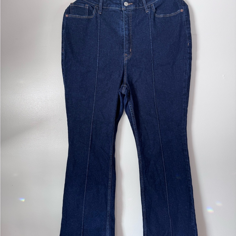 Old Navy Dark Blue Flare Jeans